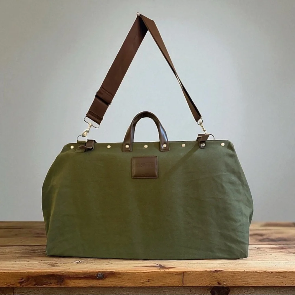 Men’s Line of Trade Weekender Duffel with Brown Leather Trim